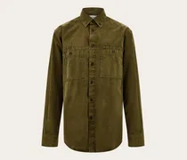 Herren Workwear-Hemd mit Button-down-Kragen Grün