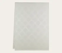 Damen Stola Gancini Jacquard Weiß