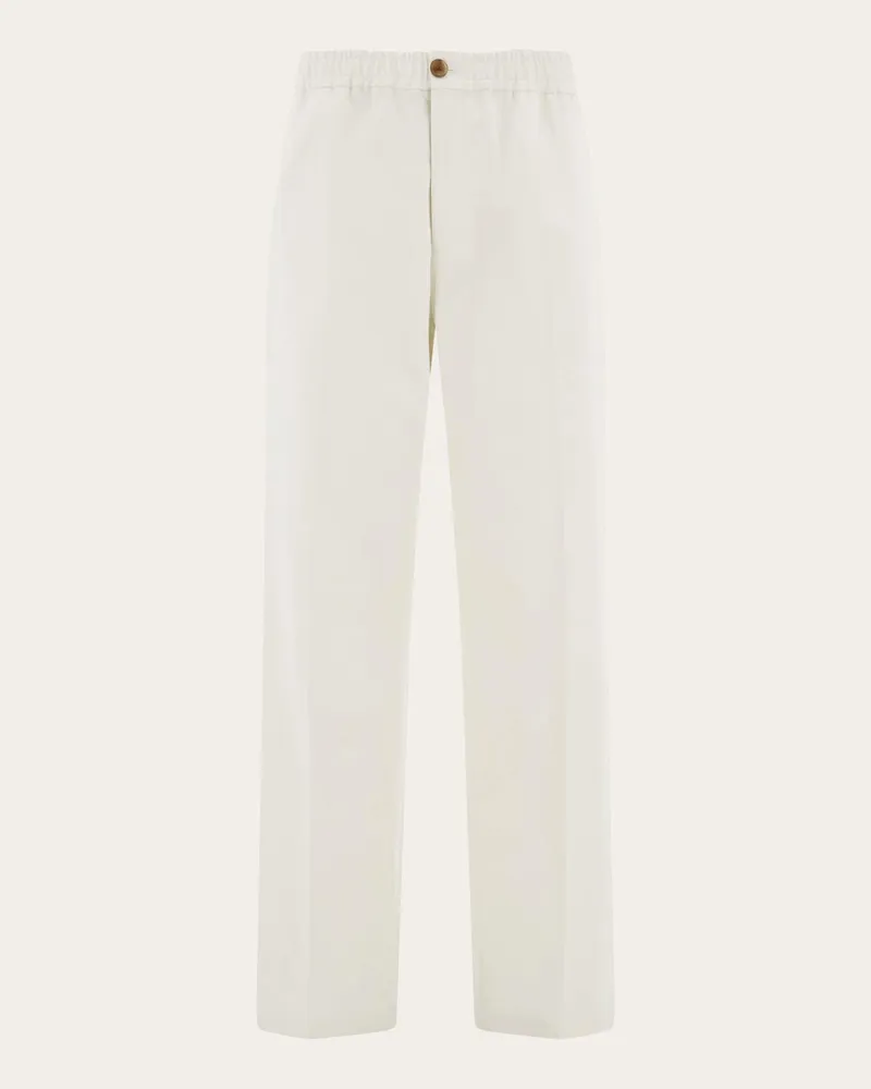 Ferragamo Herren Jogginghose Weiß Weiß