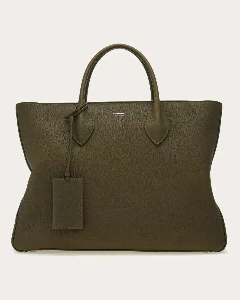 Ferragamo Totebag (L Olivgrün