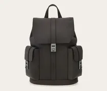 Herren Rucksack mit Doppeltasche Braun