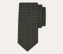 Herren Seidenkrawatte mit Mikroprint Grün
