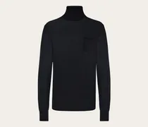 Herren Rollkragenpullover Schwarz