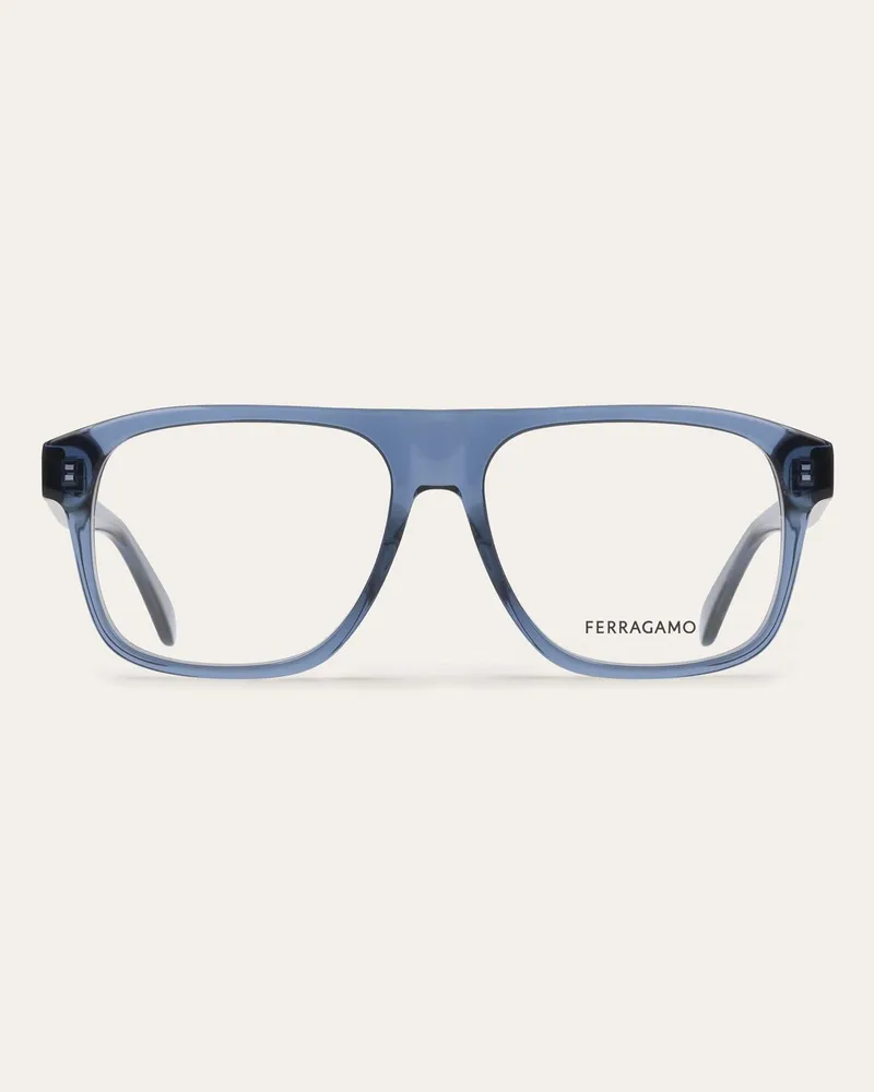 Ferragamo Herren Korrekturbrillen Blau Blau