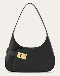 Ferragamo Hobo Schultertasche Schwarz