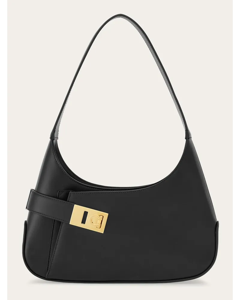 Ferragamo Hobo Schultertasche Schwarz