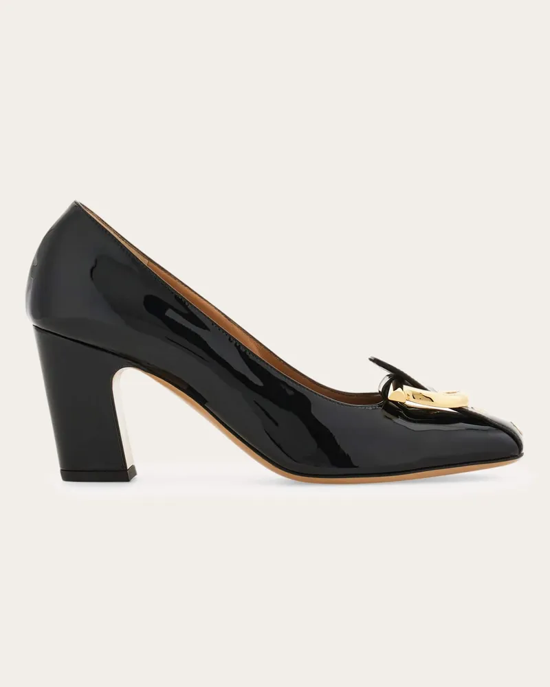 Ferragamo Damen Gancini-Pumps Schwarz Größe Schwarz