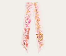 Damen Mini-Bandeau-Tuch Eden-Shoes-Print Rosa