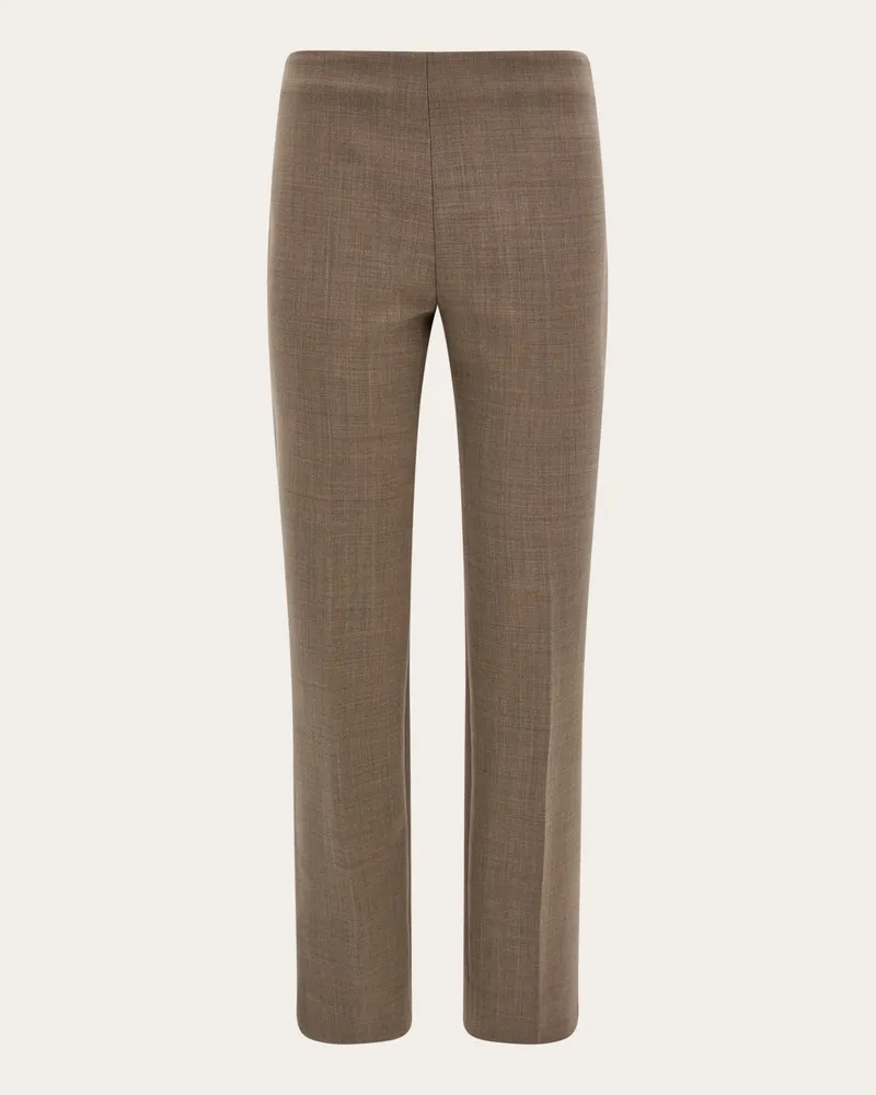 Ferragamo Damen Stretchhose Beige Beige