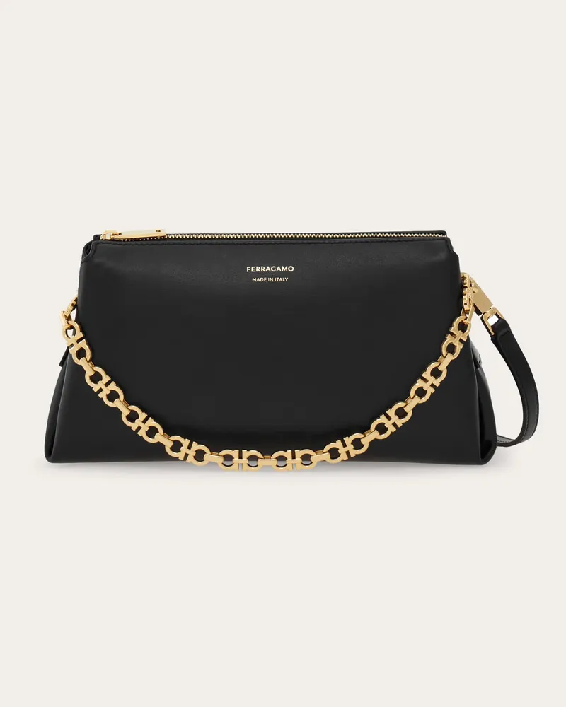 Ferragamo Damen Täschchen Schwarz Schwarz