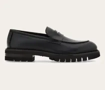 Herren Penny-Loafer Schwarz Größe