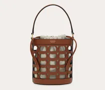 Damen Gancini Beuteltasche (XS) Braun
