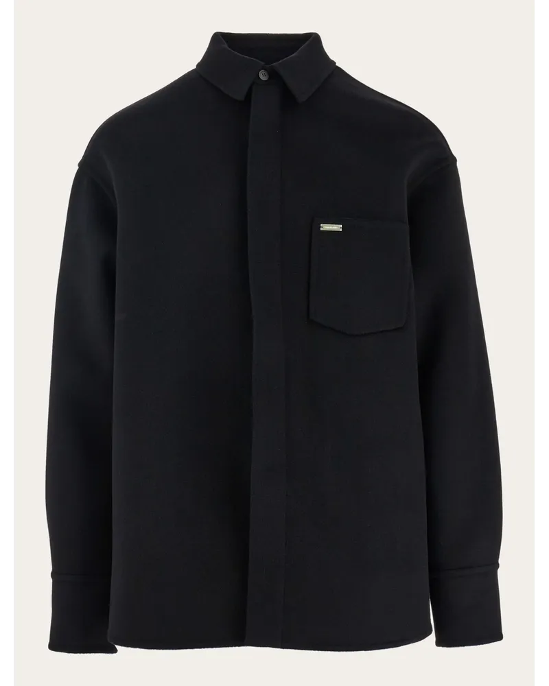 Ferragamo Herren Sportjacke Schwarz Schwarz