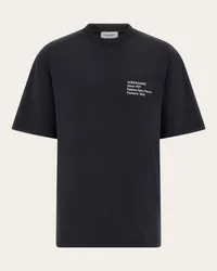 Ferragamo Tshirt mit Aufdruck Schwarz