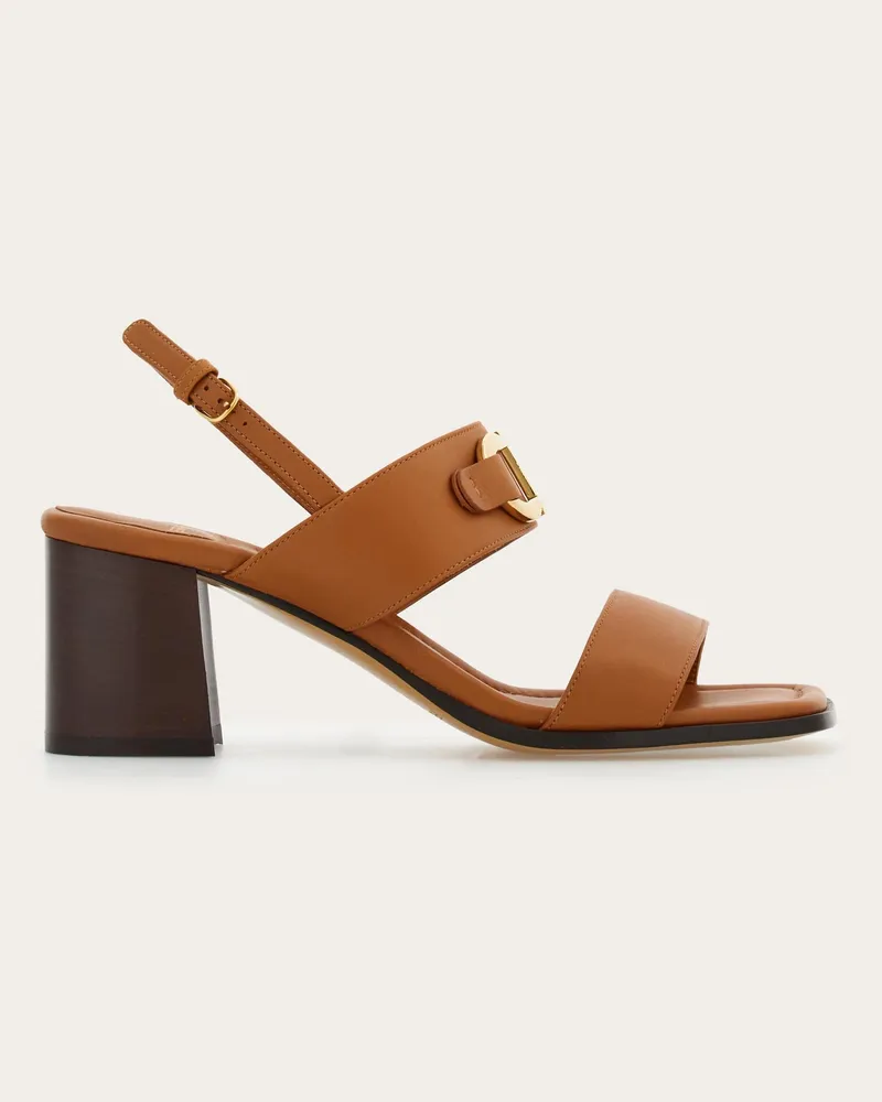 Ferragamo Damen Gancini Sandale Braun Größe Braun