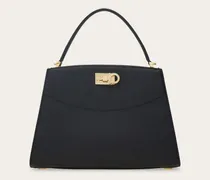 Damen New Ferragamo Studio box bag (M) Schwarz