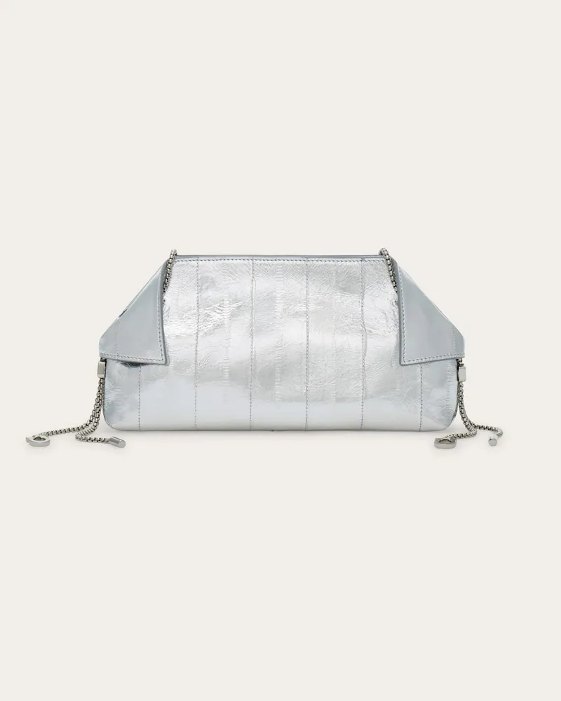 Ferragamo Damen Mini Bag mit Kette Silber Silber