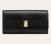 Damen Continental Brieftasche mit Vara-Schleife Schwarz