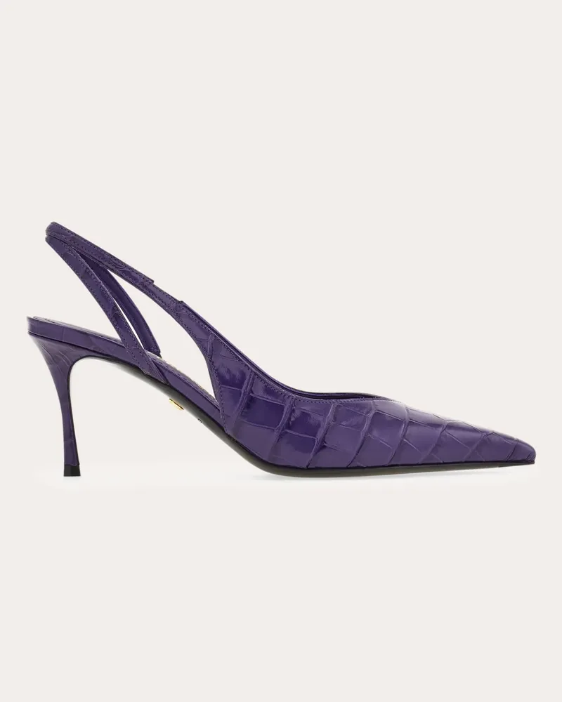 Ferragamo Damen Slingback Violett Größe 5 Violett