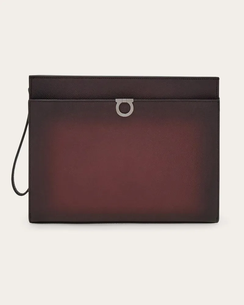 Ferragamo Herren Gancini Herrentasche Rot Rot