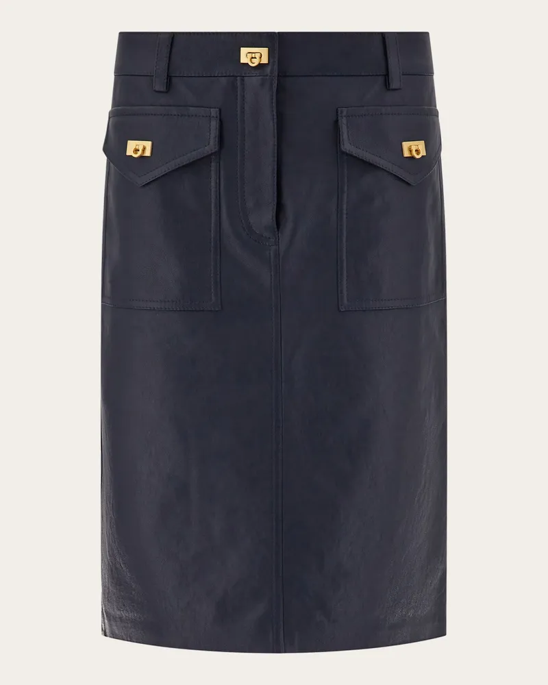 Ferragamo Damen Napparock Blau Blau