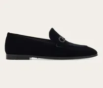 Damen Loafer mit Gancini-Trense Schwarz Größe 5