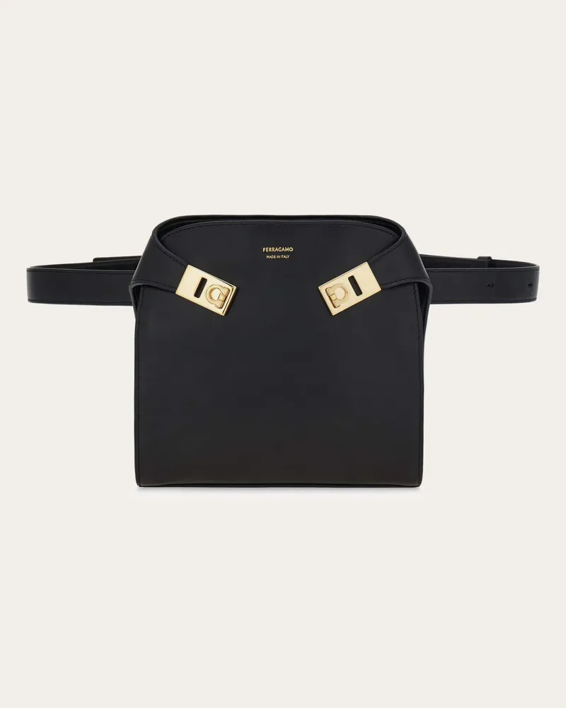 Ferragamo Damen Hug Hüfttasche Schwarz Schwarz