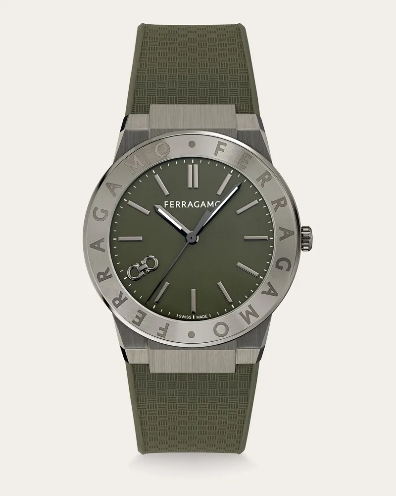 Ferragamo Herren Ferragamo Sapphire Uhr Schwarz Schwarz