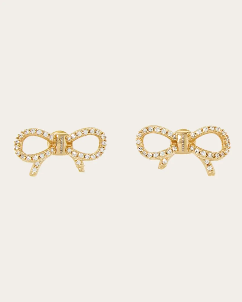 Ferragamo Damen Ohrringe mit Vara-Schleife Gold Gold