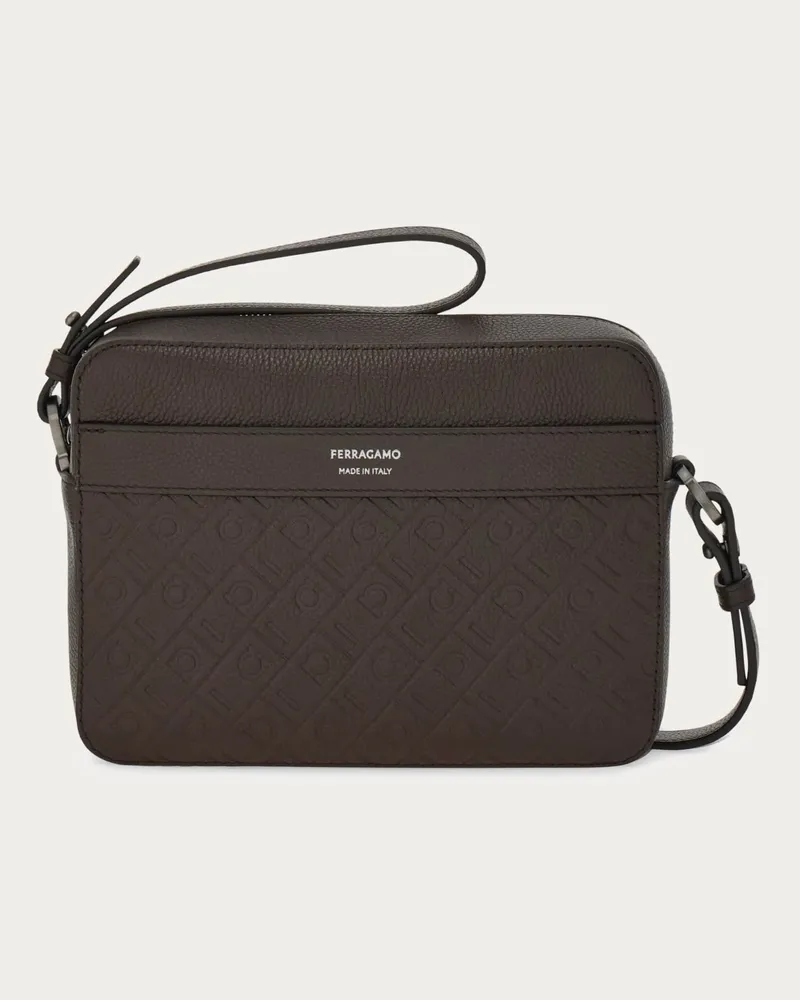 Ferragamo Herren Ferragamo Monogram Umhängetasche Braun Braun