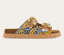 Damen Sportliche Slide mit Gancini Mehrfarbig Größe 5