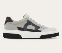Herren Low-Top-Sneaker mit Gancini-Motiv Grau Größe