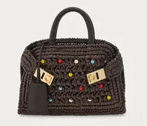 Damen Hug Handtasche (S) Braun