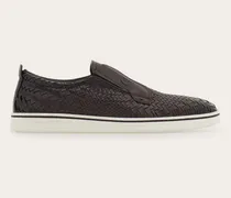 Herren Slip-on-Derby Braun Größe