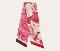 Damen Bandeau-Tuch mit Sonnenblumen-Print Rosa