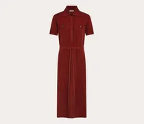 Damen Polokleid Rot
