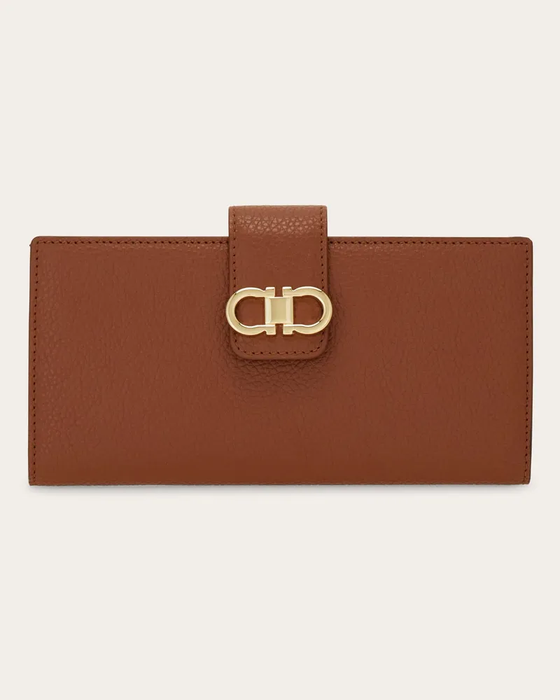 Ferragamo Damen Geldbörse Braun Braun