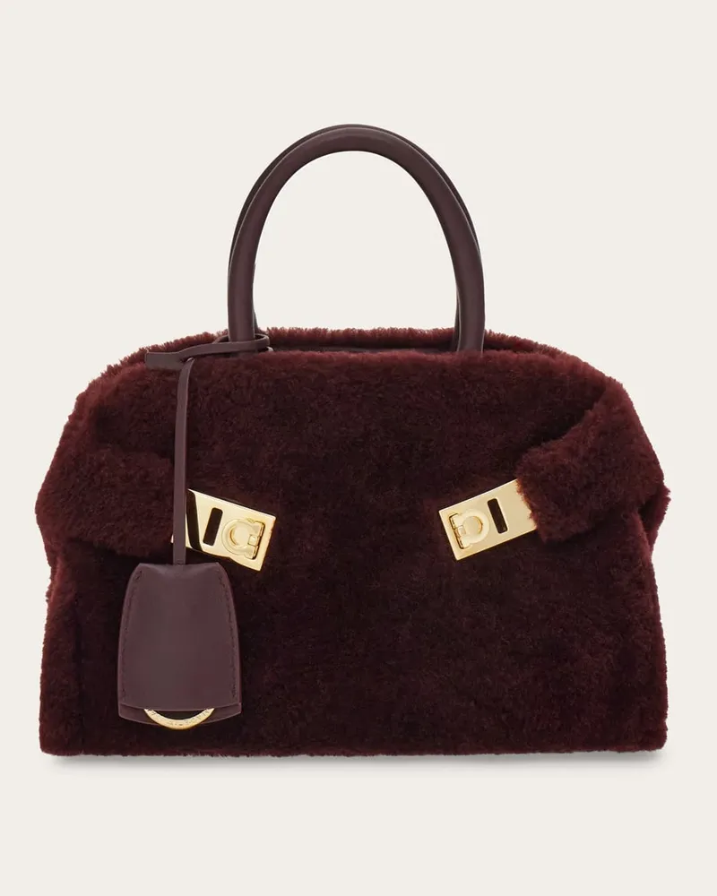 Ferragamo Damen Hug Handtasche (XS) Violett Violett