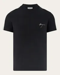 Ferragamo Sportliches Tshirt Schwarz