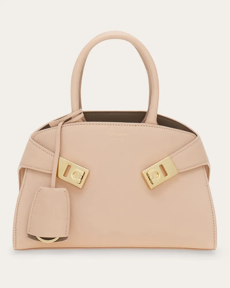 Ferragamo Damen Hug Handtasche (XS) Rosa Rosa