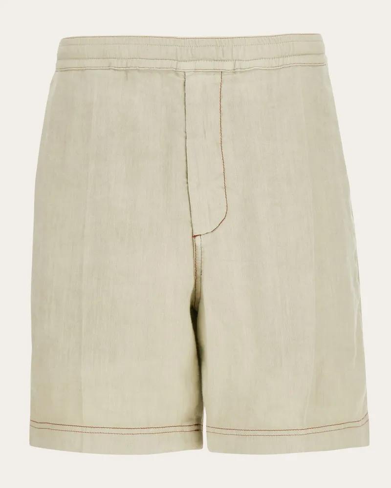 Ferragamo Herren Bermudashorts Beige Braun