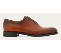 Herren Oxford-Schuh in Tramezza-Verarbeitung Braun Größe