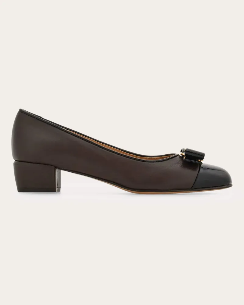 Ferragamo Damen Vara Pumps Weiß Größe Weiß
