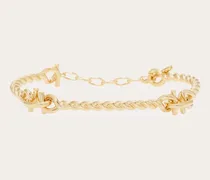 Damen Gancini Armband Torchon Gold