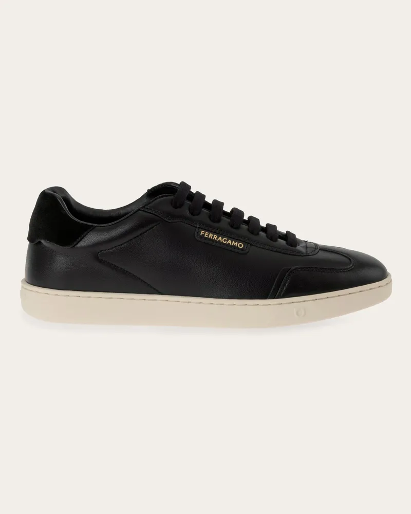 Ferragamo Damen Low-Top-Sneaker Schwarz Größe Schwarz