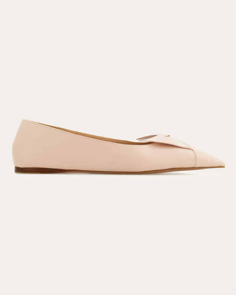 Ferragamo Damen Ballerina soft mit Schleife Rosa Größe 5 Rosa