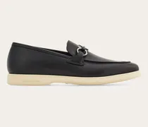 Herren Salopper Loafer mit Gancini-Ornament Schwarz Größe