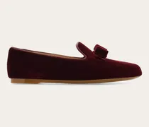 Damen Loafer mit Vara-Schleife Rot Größe 5