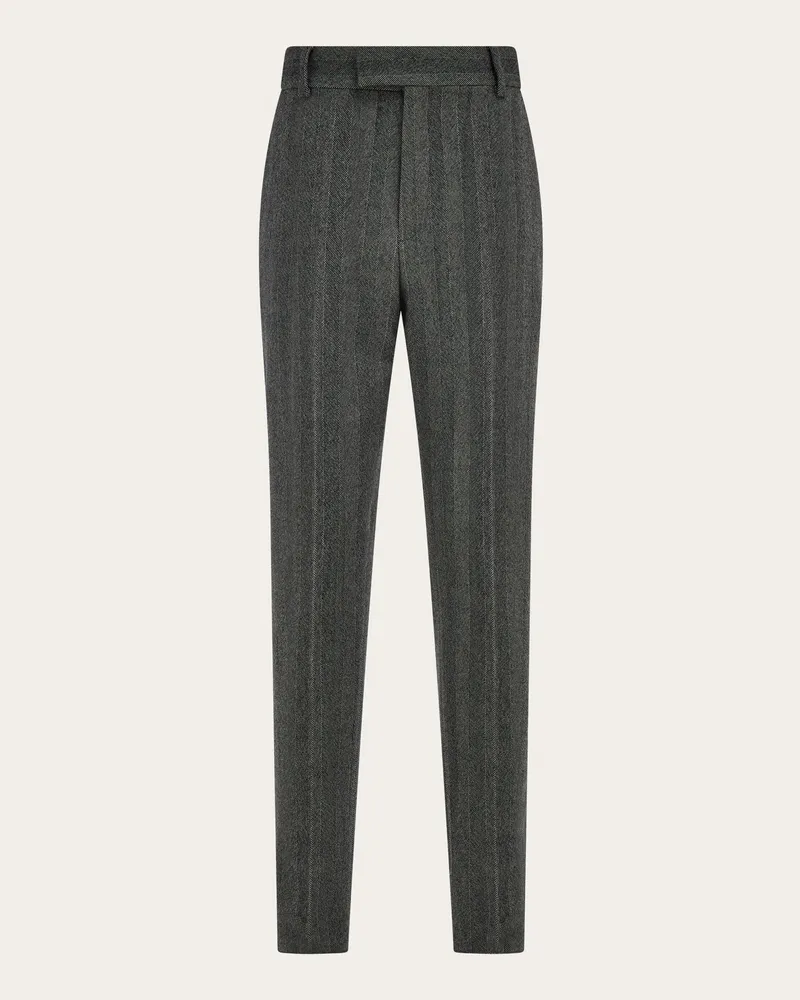 Ferragamo Herren Schneiderhose Schwarz Schwarz
