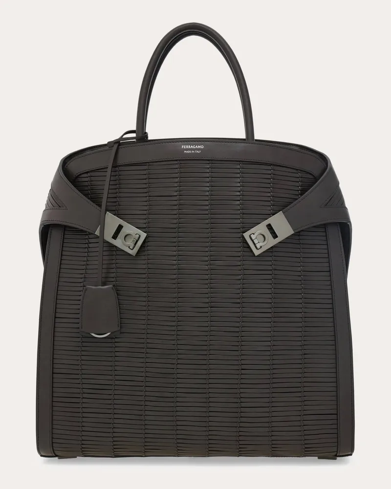 Ferragamo Herren Hug Totebag Braun Braun